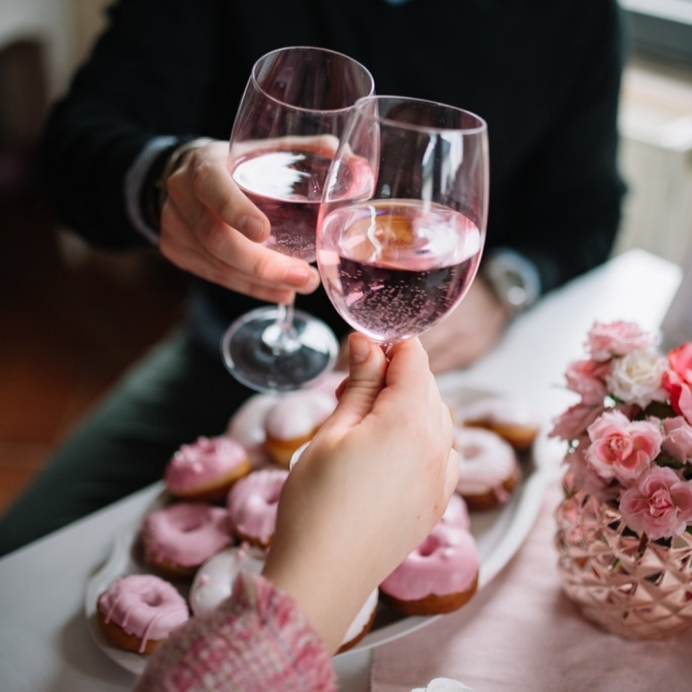 Collection of 12 new untouched wine glasses